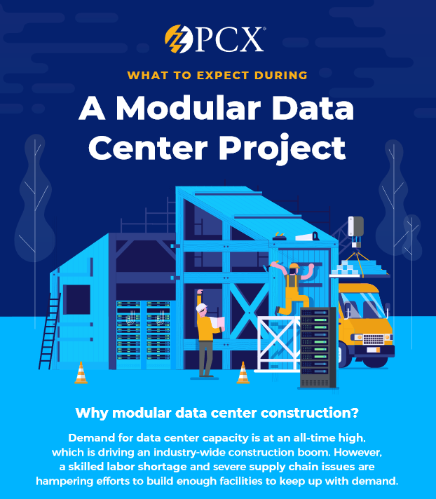 What to Expect During a Modular Data Center Project infographic cover